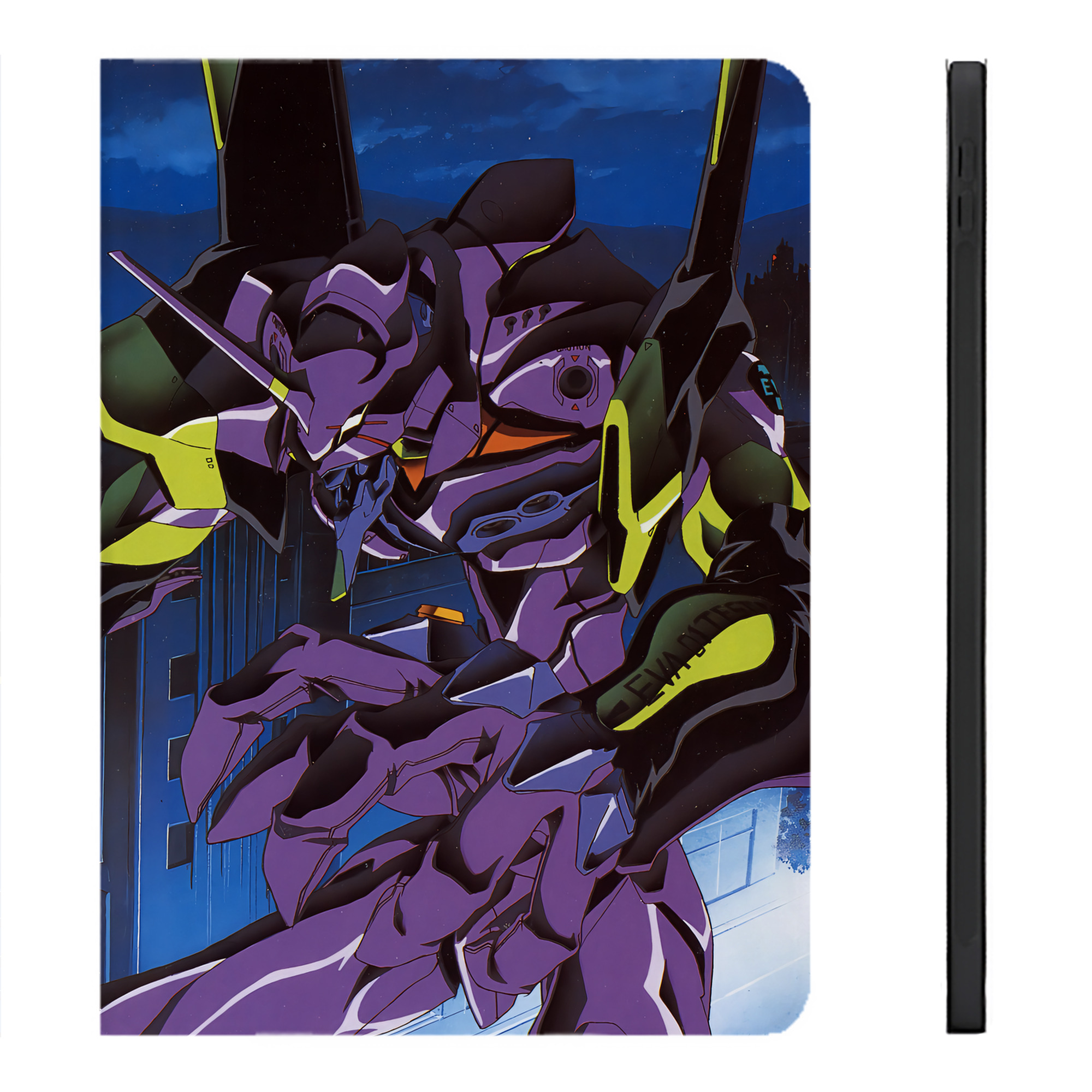 （画像用） EVA 新世紀エヴァンゲリオン IPadケース ペンホルダー付き ブックスタイルデザイン